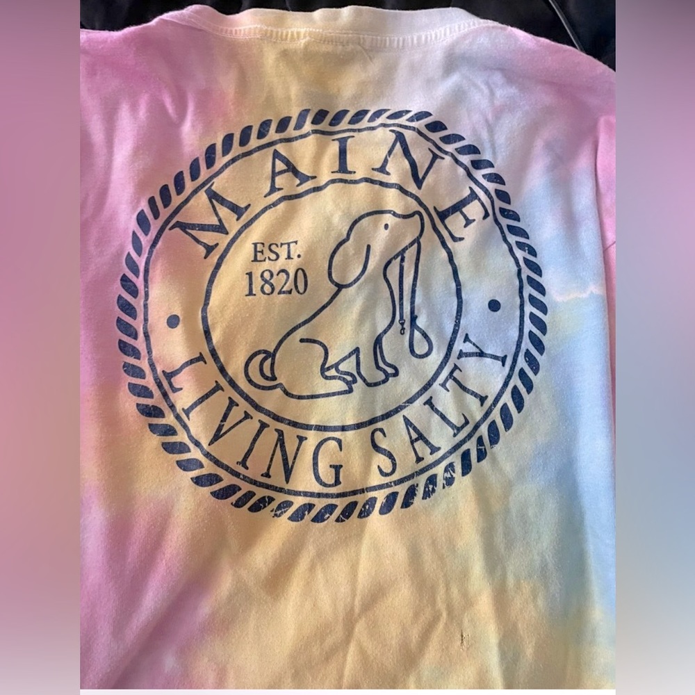 Maine Living Salty Dog Tie Dye Long Sleeve